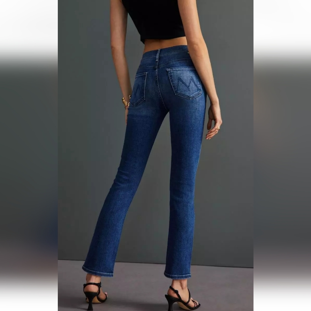 MOTHER The Mid Rise Dazzler Ankle Jeans in Satisfaction Guaranteed Size 25 - Picture 2 of 13